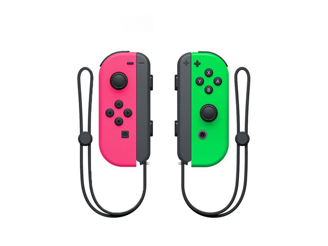 Controlador inalámbrico Joycon (L/R) ZRUXE para Nintendo Switch/Oled/Lite - Rosa Verde