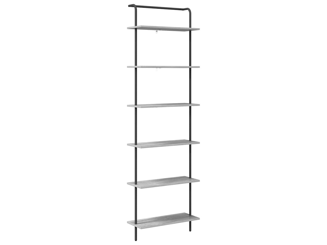 Maison Exclusive - Estante De Libros Gris Sonoma 60 X 24 X 203 Cm