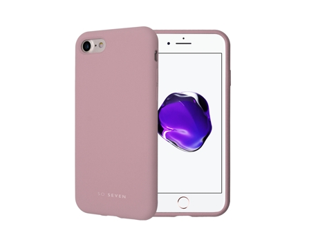 Funda para iPhone SE/6/8/7 SO SEVEN Seda Rosa