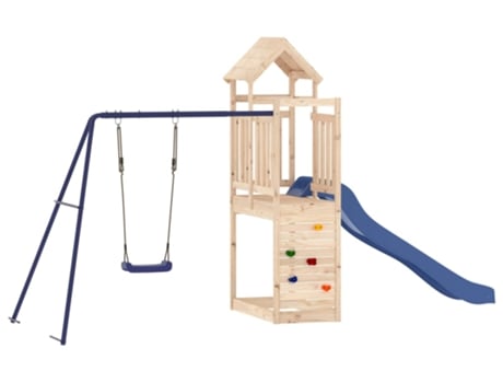 Parque Infantil De Exterior VIDAXL Marrón Madera