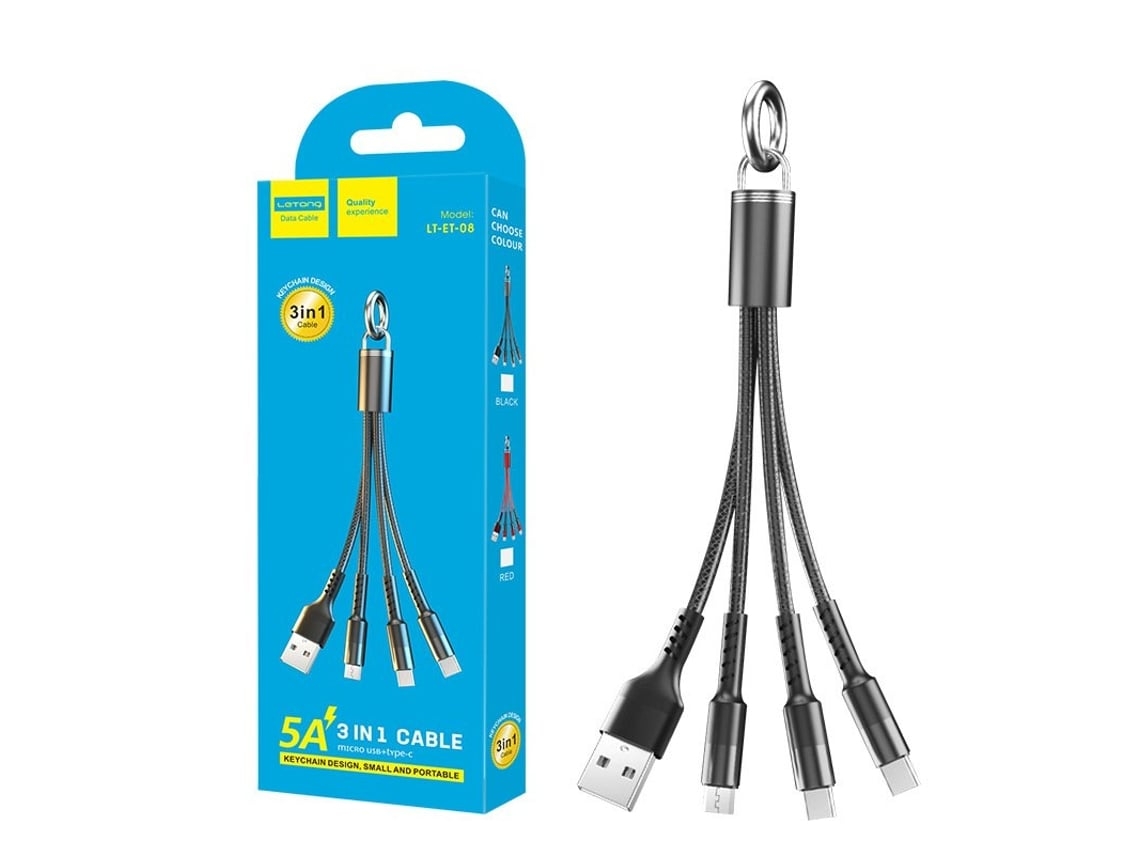 Cabos de carregamento e dados com revestimento de ultracobre. Alta velocidade e compatibilidade, ideais para casa, escritório e viagens.
