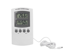 Monitor Lcd De Alta Precisión Para Temperatura Y Humedad, Ideal Para El Hogar, Invernaderos, Jardines Y Plantas. Se Puede Montar En La Pared O En El Cable.