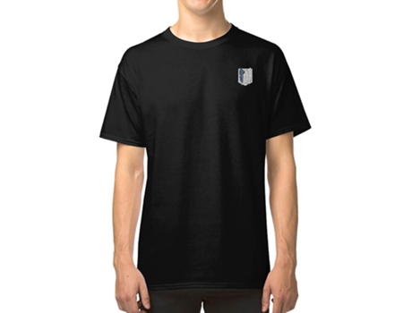 Camiseta ROCKINSTONE Attack On Titan Wings Of Freedom Algodón para Hombre (S)