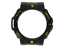 Funda protectora tipo bumper para Amazfit T Rex 2, antigolpes, negra y amarilla
