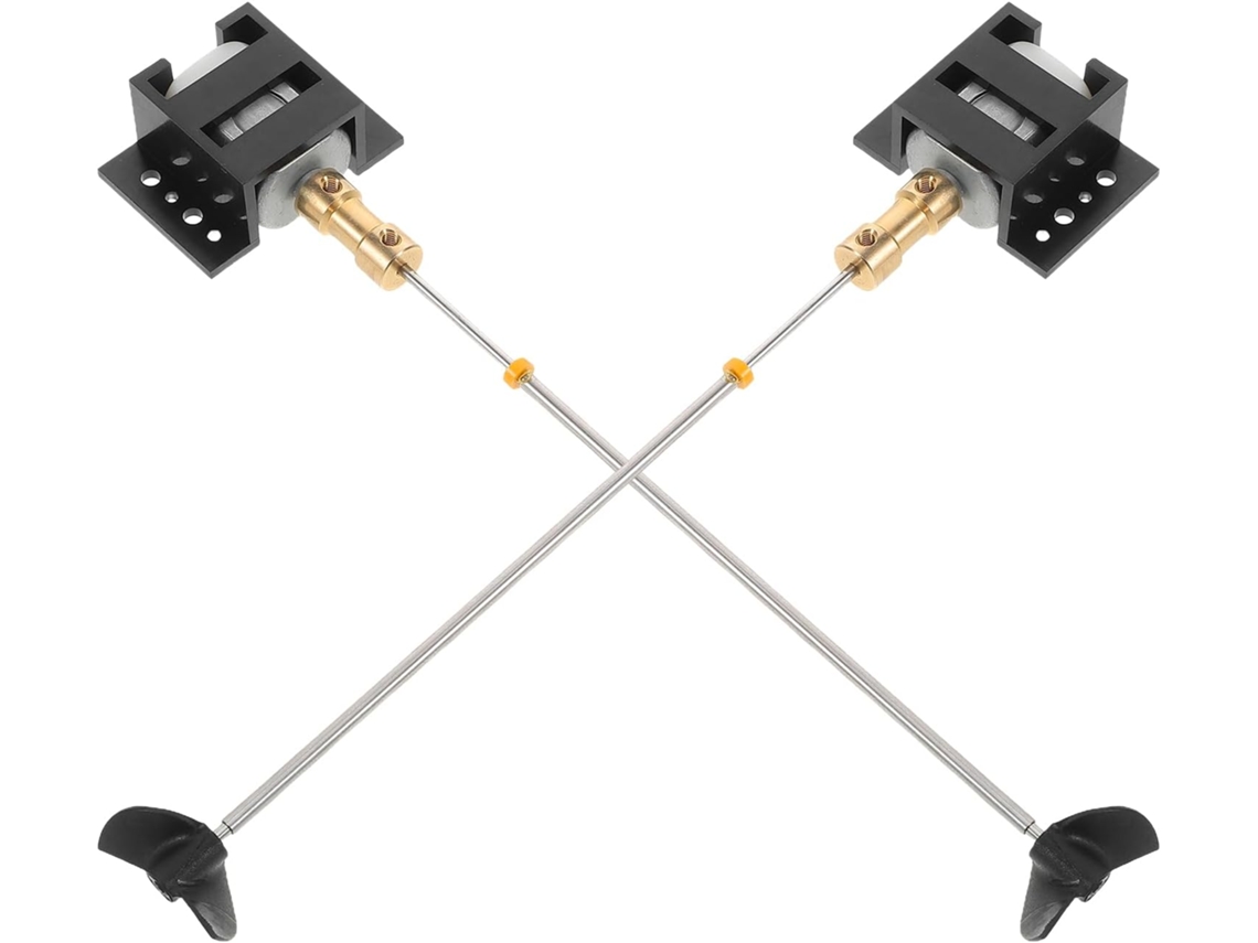 Kit De Barco Teledirigido Para Armar Con Motores Magnéticos Duales Para Niños Y Niñas, Hélice Para Modelo Rc