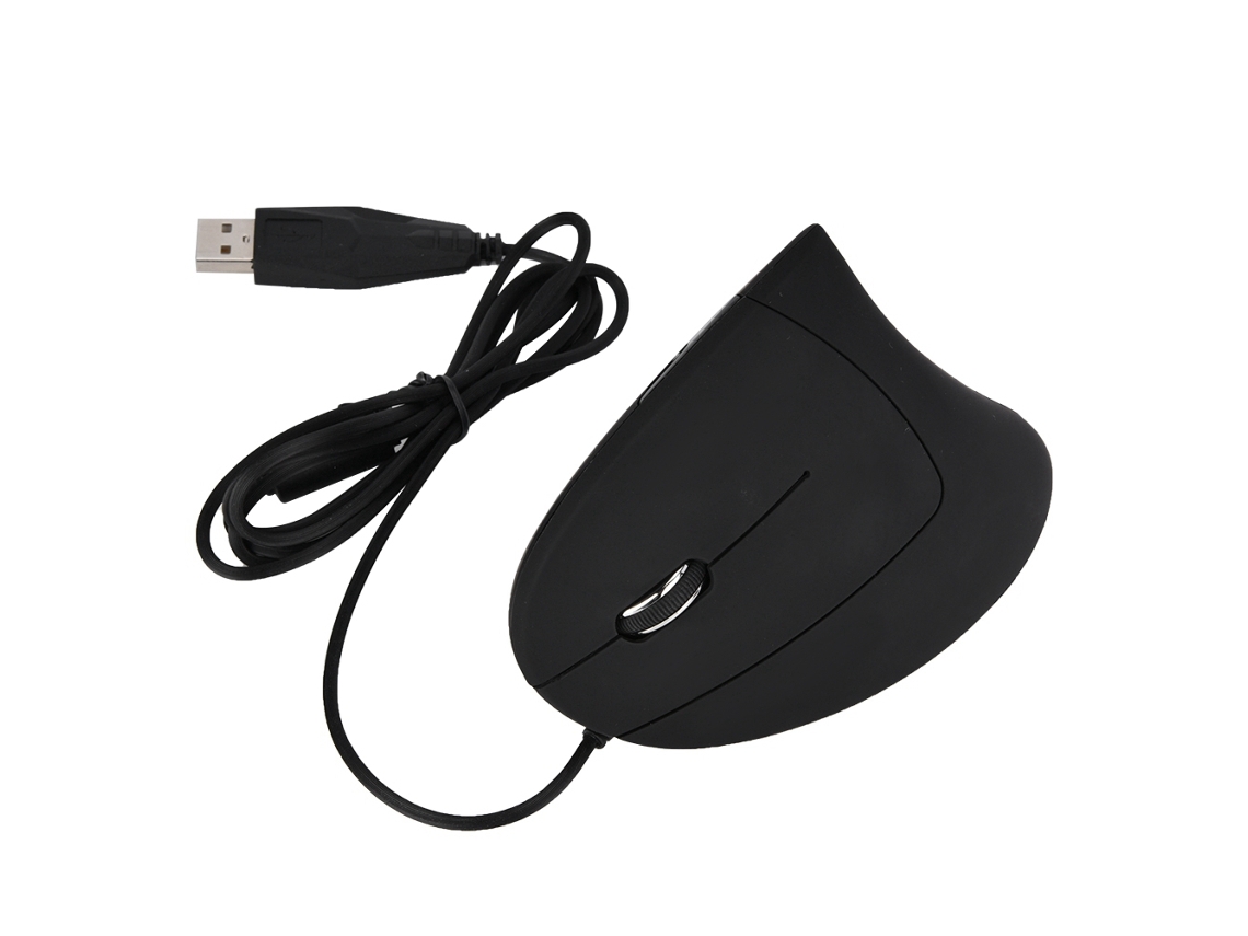 Ratón Gaming Ergonómico Vertical Izquierdo Con Cable Usb Para La Salud De La Muñeca
