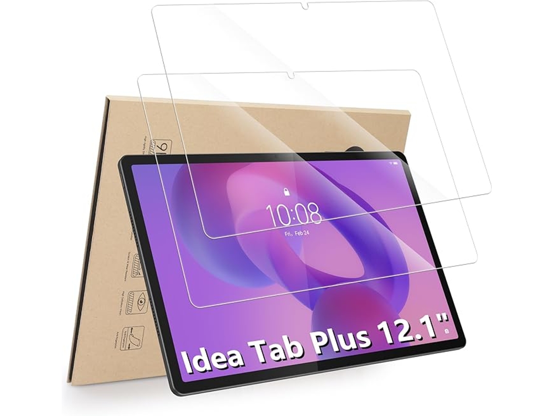 Protector de pantalla de vidrio templado Hexinyigjly para Lenovo Idea Tab Plus de 12,1 pulgadas (2025), 2 unidades