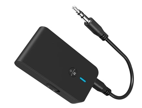 Transmisor y receptor Bluetooth 5.0, adaptador Bluetooth inalámbrico 3 en 1, adaptador de audio Bluetooth de 3,5 mm para TV, PC, auriculares, altav...