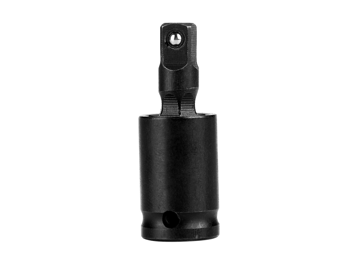 Adaptador De Articulación Universal Con Buje Giratorio Para Accionamiento Neumático De Impacto De 1/4'' En Acero Cromo-molibdeno.