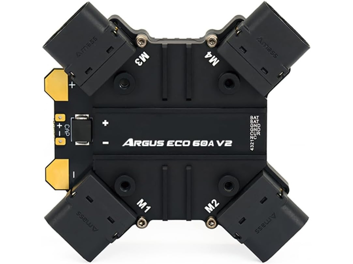 Desmontaje Del Esc Argus Eco 60a Con Enchufe + Cnc 6s Para Drones Fpv Freestyle (piezas Para Bricolaje)