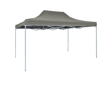 MAISON EXCLUSIVE Carpa de fiesta plegable profesional acero gris antracita 3x4 m