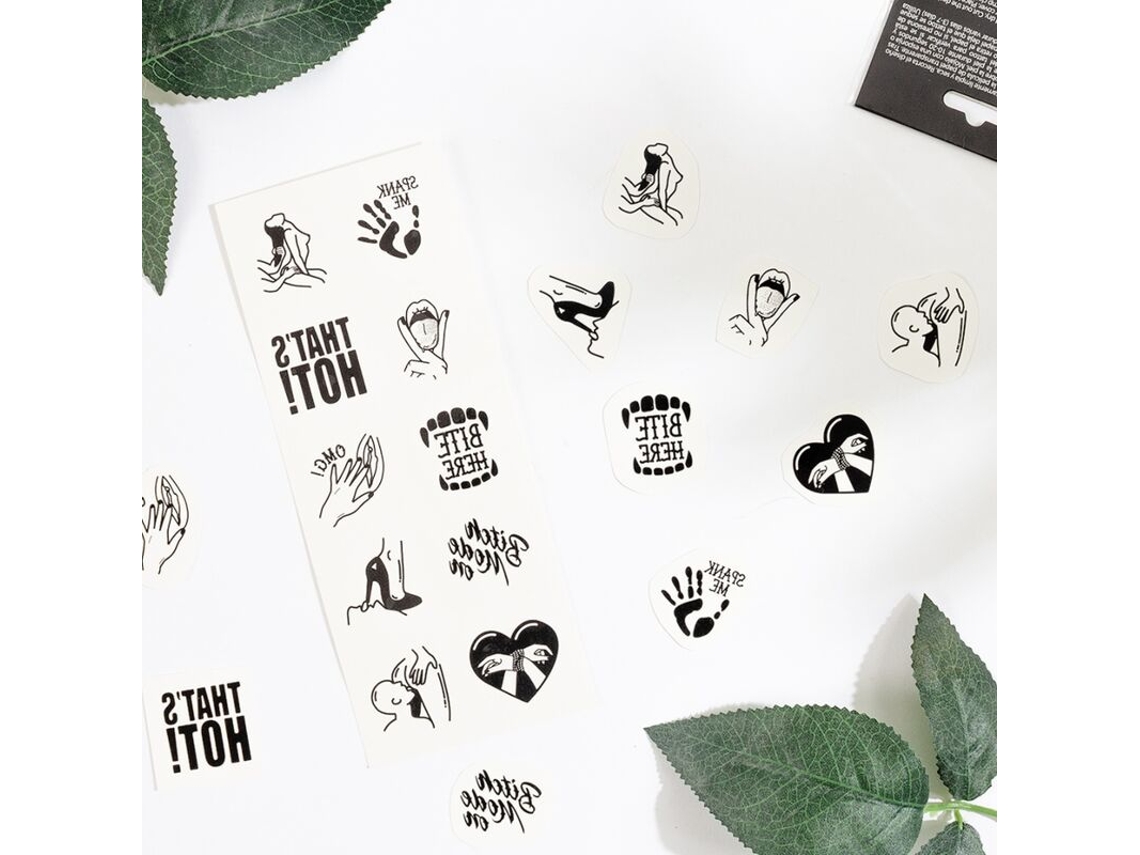 Secret Play - Set De 10 Tattoos Temporales Kinky Collection Secretplay