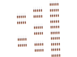 100pièces Frascos Vaporisateurs Nasaux Recargables Py Transparent Sprays Fins A Mousse Pour