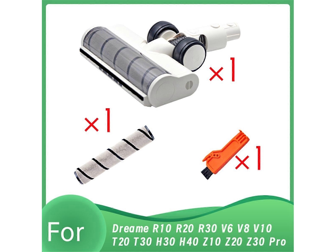 Para R10 R20 R30 T30 Aspirador De Pó Elétrico Com Cabeça De Escova Macia Para Piso Com Luz Led Contra Poeira Saisiyiky