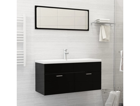 Lavabo MAISON ExCLUSIVE - Empotrado con Grifo Cerámica Blanco 101x39x18 cm