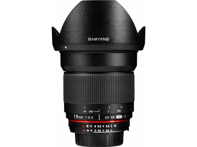 Objetivo SAMYANG 16mm F2.0 As Umc Cs (Encaje: Pentax K - Apertura: f/2 - f/22)