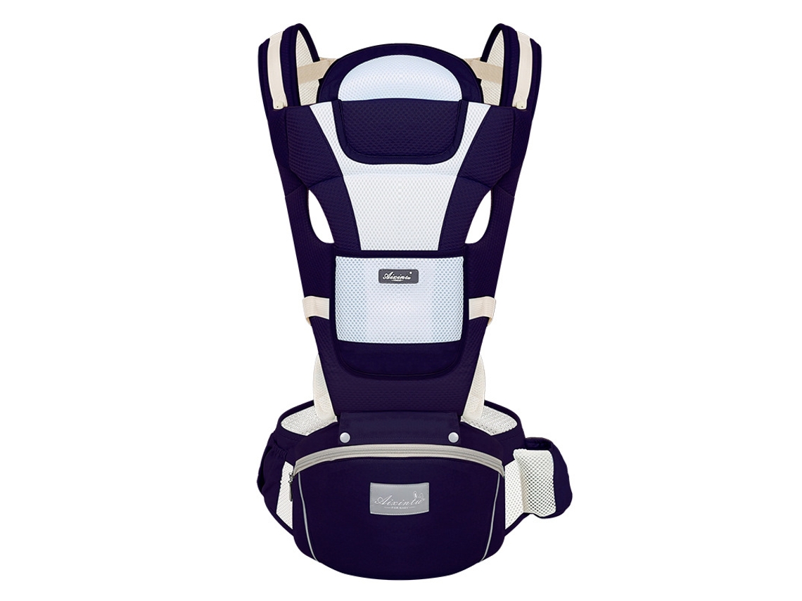 Portabebés Con Asiento De Cadera Para Bebés De 0 A 36 Meses Azul Siurn