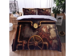 Funda Nórdica Juego Ropa Cama Estampado Funda Almohada Juego 140x200cm 65x65cm 140 X 200 Cm 65