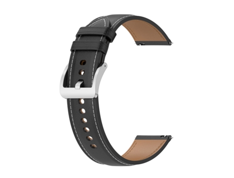 Correa de Reloj de Piel Auténtica Negra 20 mm Samsung Galaxy Watch