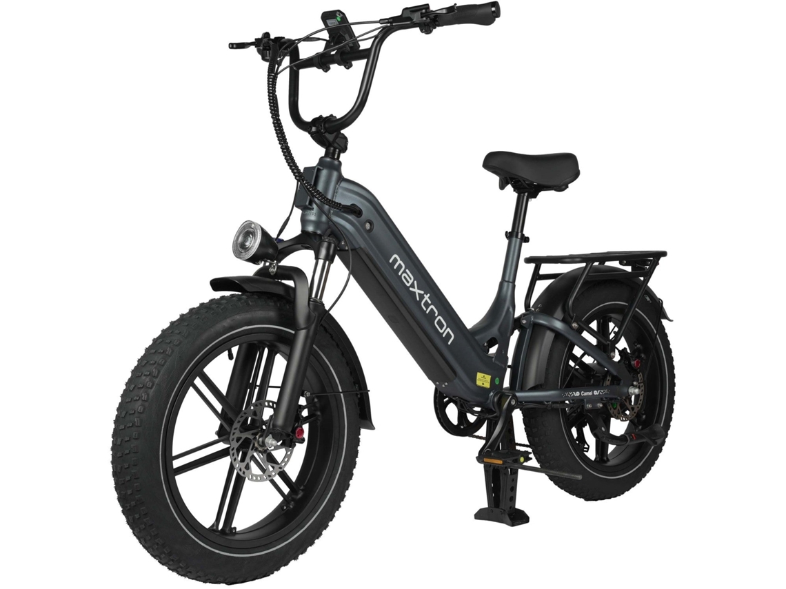 Bicicleta Eléctrica Maxturn Camel - Motor 250w Batería 48v18ah 20'' Frenos De Disco Hidráulicos - Gris