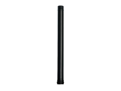 WOLFPACK LINEA PROFESIONAL tubo de estufa pellet acero vitrificado negro ø 80 mm. longitud 100 cm. estufas de leña, chimenea, alta resistencia,