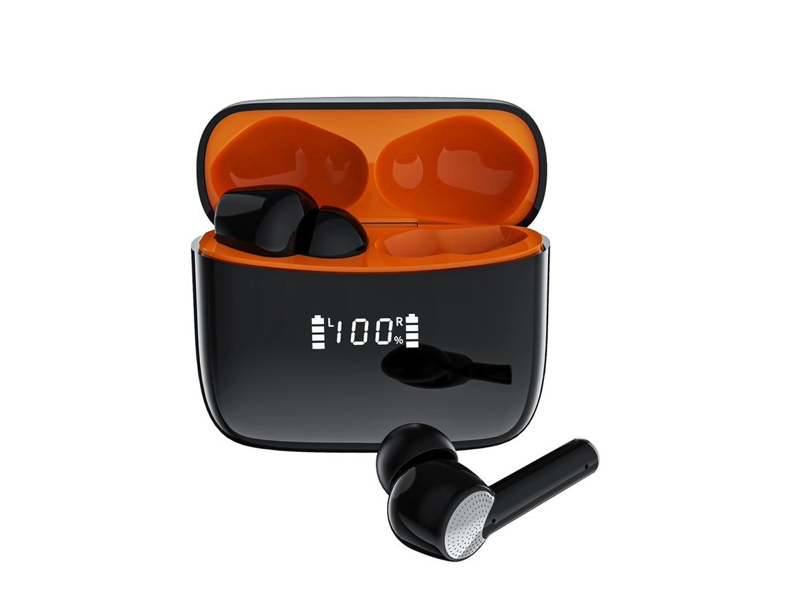 Auriculares inalámbricos Bluetooth para juegos con cancelación de ruido, resistentes al agua IPX7, sonido envolvente, para iOS y Android (Laran Ikikso)