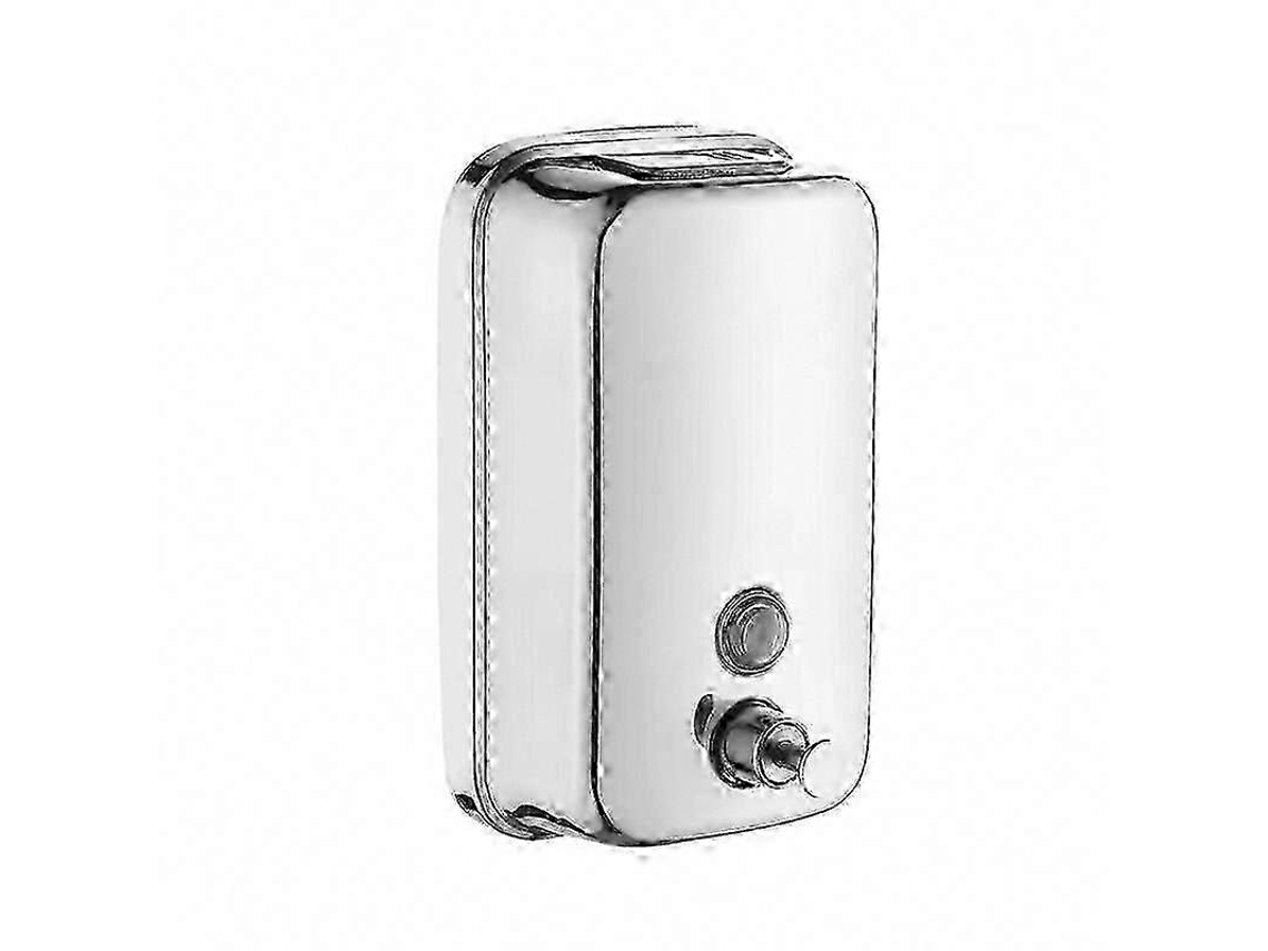 Dispensador de jabón de pared Rosewell de acero inoxidable de 500 ml para cocina y baño, color plateado
