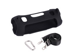 Estojo Proteção Coluna Portátil com Capa Silicone e Alça, Preto ZYBLSSBB
