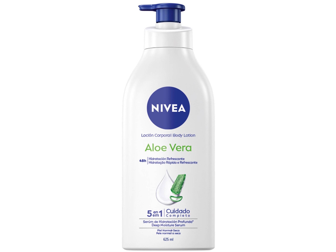Loción Corporal de Aloe Vera en Dispensador XXL NIVEA 625 ml