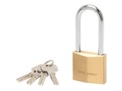 Candado de latón Master Lock de 64 mm con doble anilla y 4 llaves incluidas
