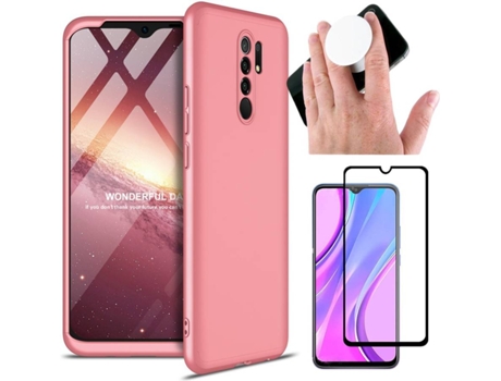 Carcasa, Protector y Popsocket Xiaomi Redmi 9 Slim armor 360º