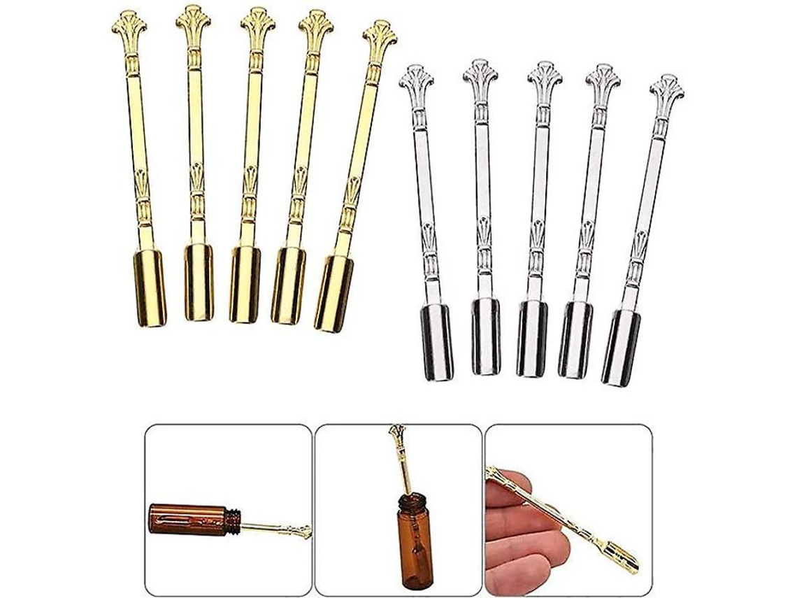 10 Cucharas De Rizado Mini Pala, Joyería De Vajilla, Collar De Colgante Para Hogar