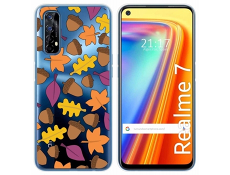 Carcasa Realme 7 TUMUNDOSMARTPHONE Dibujos Transparente Multicolor
