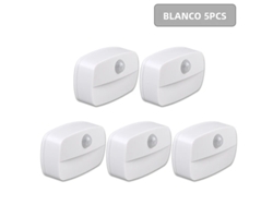 Luz nocturna LED (luz cálida) con sensor de movimiento, luz inalámbrica para armario.