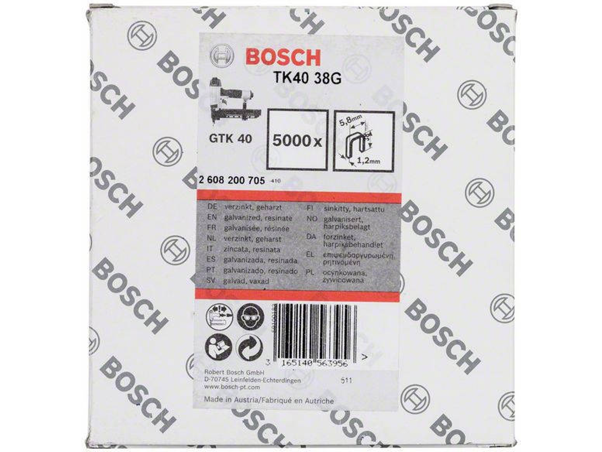 Grapas BOSCH 2 608 200 706