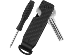 Llavero Ciieeo Para Hombre, Ligero Y Elegante, De Aleación De Aluminio, Para Llaves De Coche Y Herramientas Pequeñas.