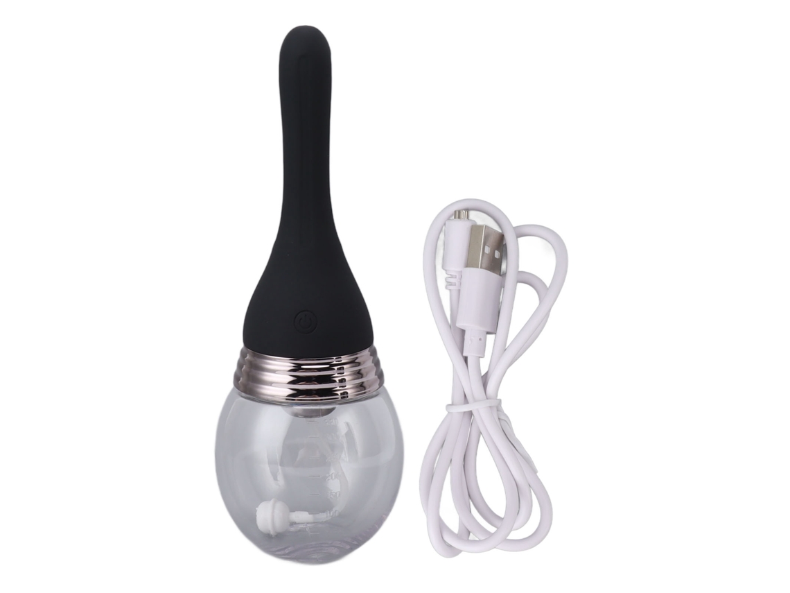 Pera de enema automática recargable, antirretorno, higiene íntima femenina
