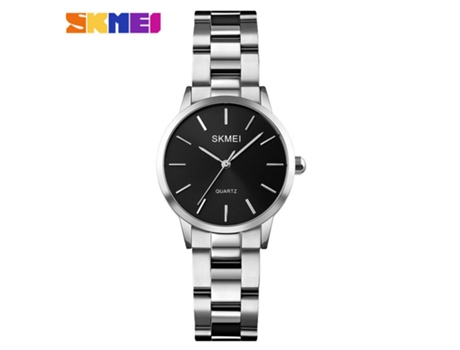 Relojes para Mujer, Reloj analógico de Cuarzo de Acero Inoxidable Reloj Resistente al Agua para Mujer-Negro - Femenino LUUCOZK