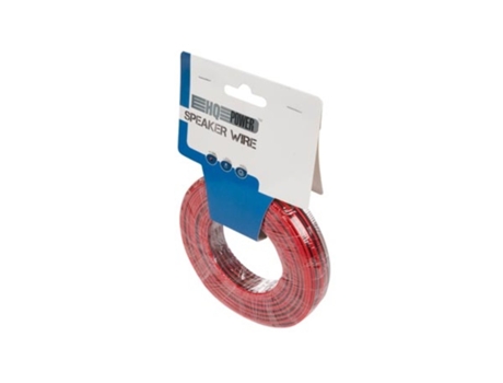 Cable de altavoz - Rojo/Negro - 2 x 0,75 mm² - 25 m VELLEMAN