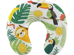 Almohada Viaje Forma Animal Espuma Viscoelástica Viscoelástica Fácil Relajación Cómodos Familia.brfácil