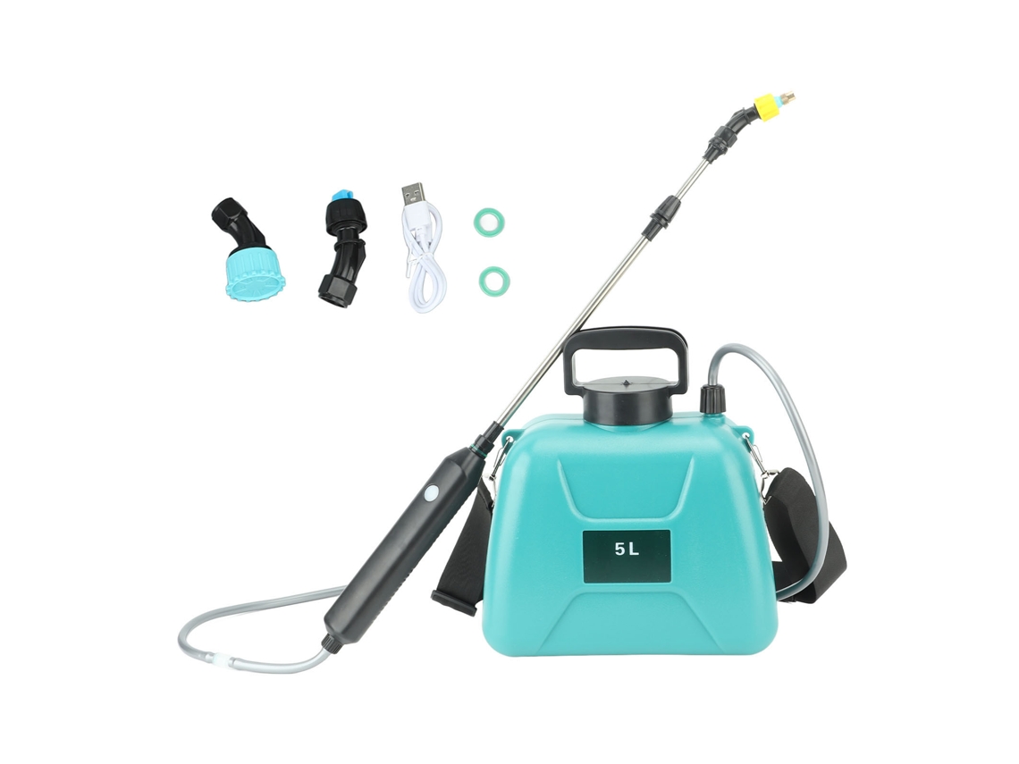 Pulverizador Eléctrico Con Mango, Recargable Por Usb, Batería De 2400 Mah, Para Uso En Jardín/hogar.