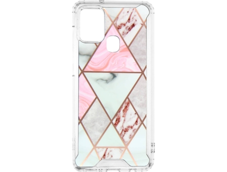 Carcasa Samsung Galaxy A21s AVIZAR Híbrido con Esquinas Reforzadas Rosa