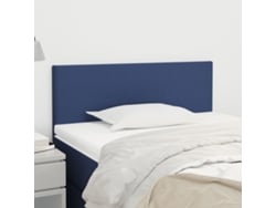 Cabecero De Tela Azul 100x5x78/88 Cm