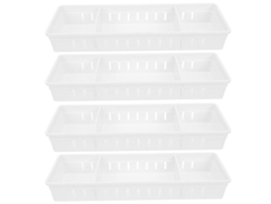 Caja de cubiertos con cajón de 4 piezas ALLINLESS
