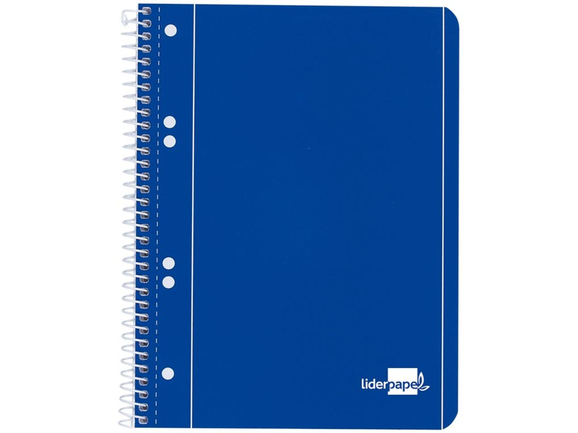 Cuaderno LIDERPAPEL 80h 75g/m² Azul (A5 - Liso)