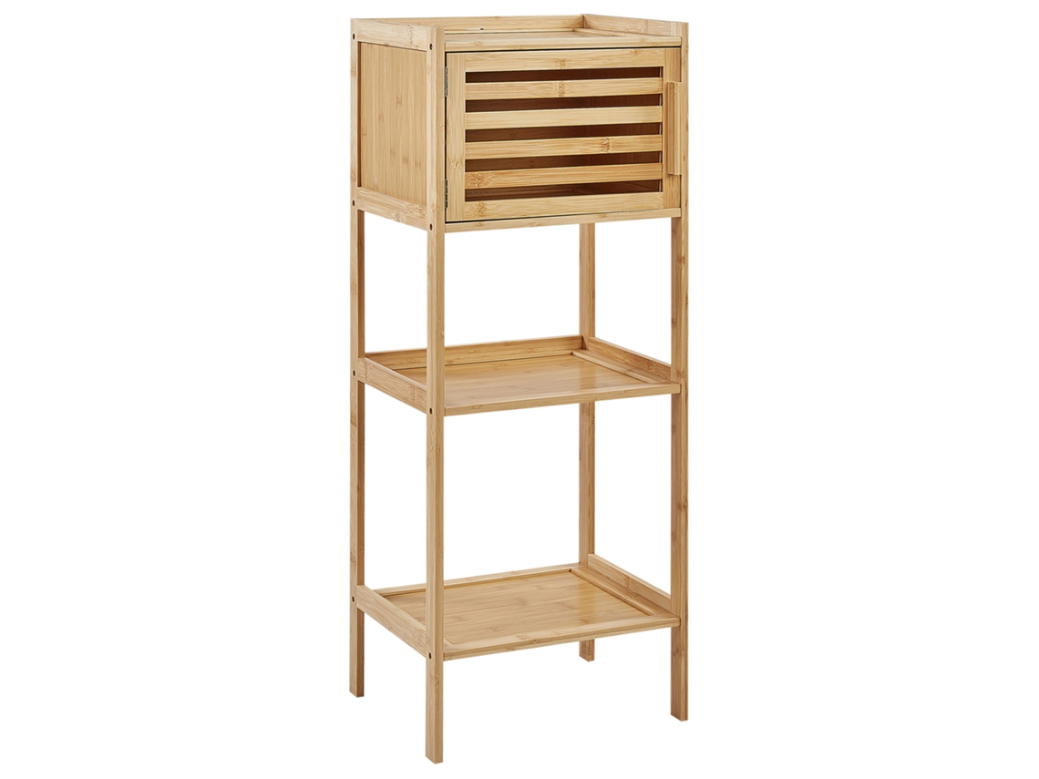 Estantería BELIANI Beckley de Madera de bambú Madera clara 36x30x91