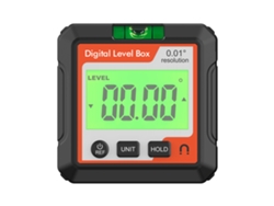 Transportador De Ángulos Digital Y Nivel Electrónico Con Base Magnética Y Pantalla Lcd Para Carpintería, Construcción Y Maquinaria.