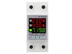 Protector De Voltaje Inteligente Ajustable Con Reinicio Automático E Indicador De Potencia Ac230v 1-40a (svp-719-40a N)