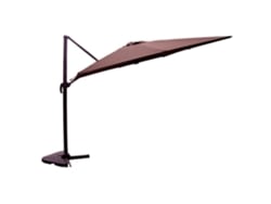 Palatino Sombrilla  Marrón Desplazada Cuadrada 3 X 3 M Giratoria 360