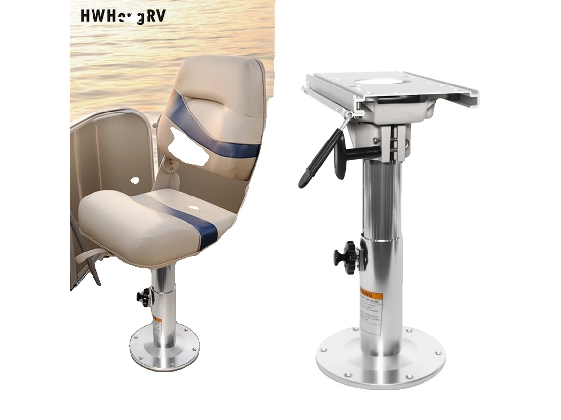 Pedestal para asiento de barco, altura ajustable, mecanismo de bloqueo OEM